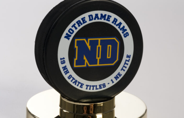 Notre Dame puck